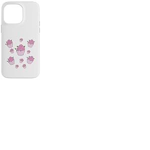 Illustration Mignonne du d&eacute;sert Rose Cupcakes et Roses Coque pour iPhone 14 Pro Max