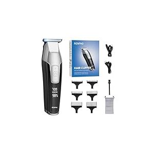 RENPHO Tondeuse Cheveux Hommes, Tondeuse Barbe avec Lames Tranchantes, &Eacute;cran &agrave; LED, Kit de Appareils et Outils de Coiffure avec Plusieurs Accessoires