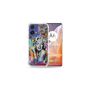 Cokitec Coque Renforcée pour Motorola G85 5G Street Art Maryline Monroe