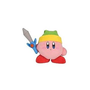 San-EI Official Kirby Peluche avec épée (10cm)