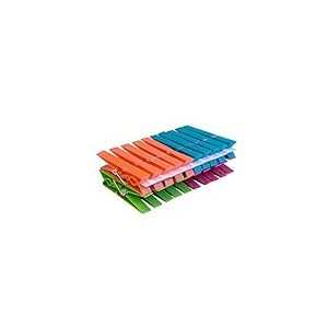 York Lot de 20 Pinces Maxi en Acier &agrave; Zinc Multicolore Taille Unique