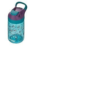 Contigo Gizmo Sip gourde enfants, bouteille robuste sans BPA, anti-fuites, utilisation intuitive par la pression d'un bouton, nettoyage ais&eacute;, pour la cr&egrave;che, l'&eacute;cole, et le sport, 420 ml