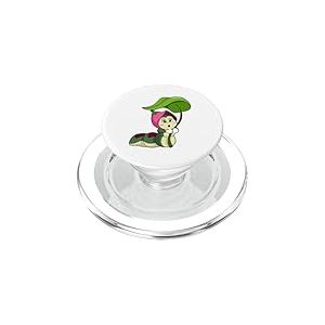 Caterpillar avec Feuille comme Parasol PopSockets PopGrip pour MagSafe