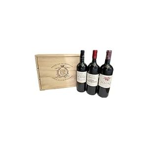 Coffret D&eacute;couverte 3 Bouteilles de Vins de Bordeaux - 3 Appellations diff&eacute;rentes (Lot de 6)