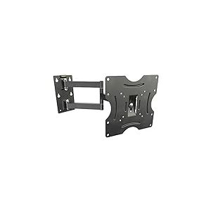 RICOO R02 Support Murale TV Orientable Inclinable Universel 22-37" (56-94cm) Fixation Mural Télévision LED/LCD/Incurvée VESA 75x75-200x200 Noir