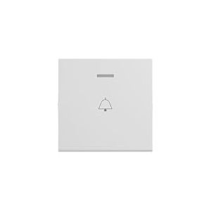 LEGRAND, Seano 765115 Interrupteur à bascule avec symbole de sonnette pour interrupteur va-et-vient éclairé, bouton-poussoir et interrupteur croisé, couvercle d'interrupteur, plaque à bascule, couleur