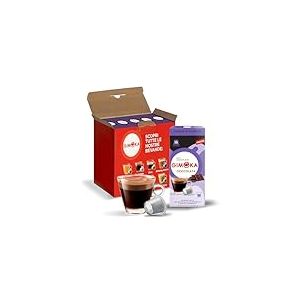 Gimoka Go&ucirc;t CHOCOLATE- 50 Capsules Aluminium - Compatibles avec les machines &agrave; caf&eacute; &agrave; usage domestique Nespresso* - Produit en Italie (lot de 5 x 10)