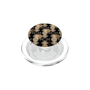 Design g&eacute;om&eacute;trique Style Casino Art d&eacute;co PopSockets PopGrip pour MagSafe