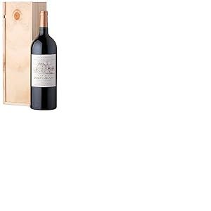 Coffret Cadeau Caisse Bois - MAGNUM Château Latour Camblanes Seigneurie de Camblanes - AOP Cadillac Côtes de Bordeaux - Vin Rouge - 1,5 L