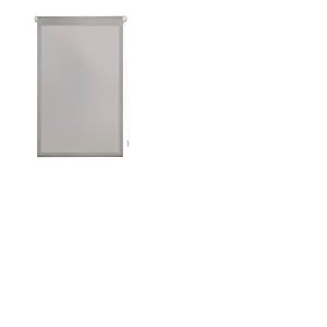 INTERBLIND Store Enrouleur EasyFix translucide uni 37 x 180 cm - Store Enrouleur sans Outils - Montage sans Outils - Tissu 34 x 175 cm - Store Enrouleur sans perçage Couleur Argent