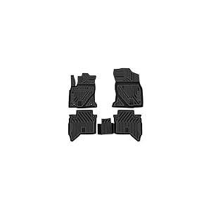 Element Tapis de Sol TPE pour Toyota Hilux (2015-) | Pick-up | 4 pièces | Tapis de Sol de Voiture 100% sur Mesure, Tapis de Voiture en Caoutchouc