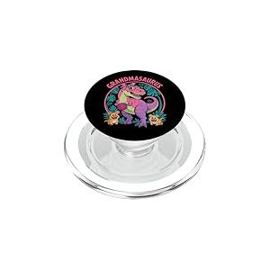 Grandmasaurus T Rex Dinosaure Grandma Saurus Anniversaire PopSockets PopGrip pour MagSafe