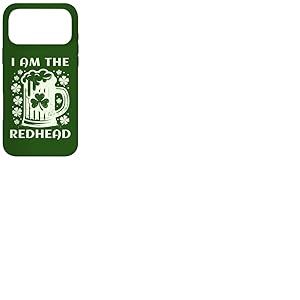 Je suis la Redhead Funny St. Patrick's Coque pour iPhone 17 Pro Max