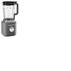 KitchenAid 5KSB2073EDG Pure Power Blender, Mixeur Puissant avec Bol 2L sans BPA, 10 Vitesses et Programmes Automatiques, Gris Mat