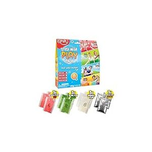 12 Use Mega Play Pack de Zimpli Kids, 3 x Gelli Play, 3 x Slime Play, 3 x Snoball Play & 3 x Crackle Baff, jouet sensoriel pour enfants, activité d'apprentissage éducative, jouet créatif DIY