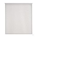 Estoralis | Sandor | Store Enrouleur Moderne | Tissu Tamisant | Couleur Blanc/Gris | 80 x 255 cm. (Largeur/Hauteur) Taille du Tissu 77 x 250 cm. | Stores pour fenêtres et Portes