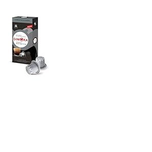 Gimoka M&eacute;lange Espresso Ristretto intensit&eacute; 11/13-100 Capsules Aluminium - Compatibles avec les machines &agrave; caf&eacute; &agrave; usage domestique Nespresso* - Produit en Italie (lot de 10 x 10)