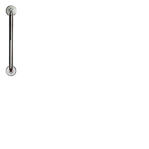 Croydex AP501141 Barre d'appui de sécurité en Acier Inoxydable chromé pour Salle de Bain 450 mm