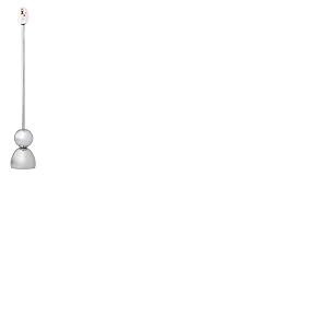 patisse 14186, Toque œuf, coupe œuf facile, toqueur à œuf déco coq rouge, inox, 24x4cm
