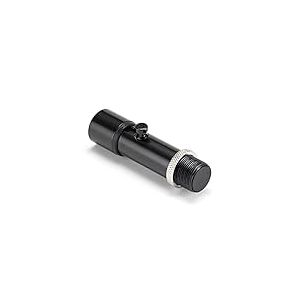 On-Stage QK-2B Adaptateur de clip de microphone à libération rapide pour un échange aisé de microphone, support sans vis avec bouton poussoir et connexion à clipser, filetage 5/8"-27, anti-chocs,