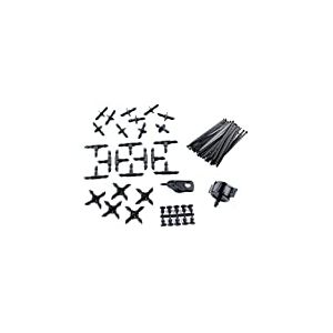 Aqua Control KITG002 Pack d'accessoires de Base de 4 mm. pour Tout Type d'arrosage par Goutte à Goutte, Noir