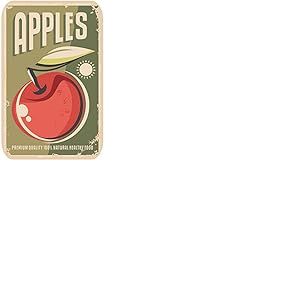 Papillon Tapis de Plat, Polyester, Apples, 50 x 39 cm