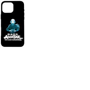 Avatar Aang Flèche Lumineuse Pose de Flexion d'air Lumière Bleue Coque pour iPhone 16 Pro Max