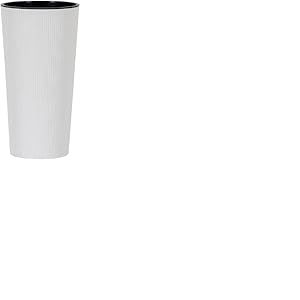 Siena Garden Eco Récipient Ronda Blanc 29,5 x 29,5 x 57,1 cm