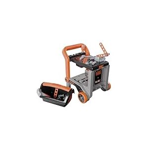 Smoby - Black+Decker - Diable Bricolo - Jouet d'Imitation - Facile à Tranporter - 18 Accessoires Inclus - A Partir de 3 Ans - Fabrication Française
