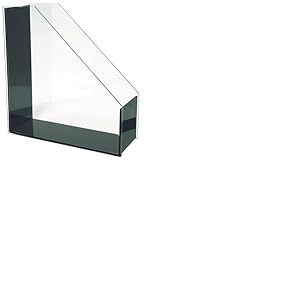 Wedo Acryl Exklusiv Porte-revues A4 Transparent/Noir