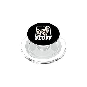 What Tha Fluff Leopard Alpaga | Imprimé Animal Amusant PopSockets PopGrip pour MagSafe