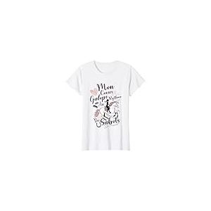 Cheval Fille Cavalière Enfant et Ado Passion Équitation T-Shirt