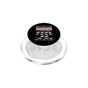 Têtu Teckel Trucs Chien Drôle Moche Noël PopSockets PopGrip pour MagSafe