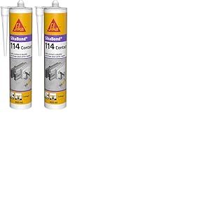 SIKA - Colle contact &agrave; double encollage pour prise rapide - SikaBond 114 Contact Marron - Int&eacute;rieur - Multi-usages - Multi-supports - Maintien imm&eacute;diat puissant - 300ml (Lot de 2)