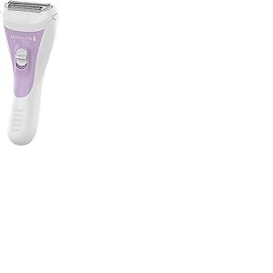 Remington Rasoir et tondeuse Femme intime [Bande Hydratante Aloe Vera] Tondeuse maillot (Efficacité et confort, anti-irritations, pour voyage, étanche, grilles flexibles, piles fournies) WSF5060