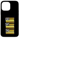 University Varsity-Gold Color Murica-X3 Varsity-Gold Coque pour iPhone 13 Pro Max
