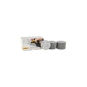 Mirka Iridium Soft Disques abrasifs Ø 77 mm/Grain P1000 / autoagrippant Multifit / 20 pièces/Abrasifs à base de mousse pour un ponçage à sec précis, ponçage de vernis, finition