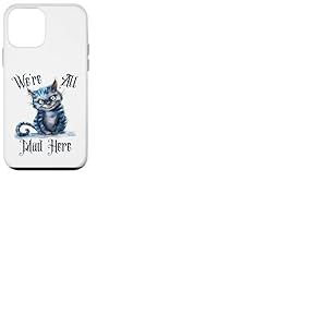We're All Mad Here Cheshire Cat Alice Wonderland Book Kids Coque pour iPhone 12 Mini