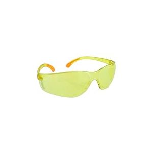 GREENSTAR - Lunettes De Protection 45m/s En Plastique - Verres Jaunes - Modèle Professionnel - Norme EN166 F - Débroussailleuse & Bricolage