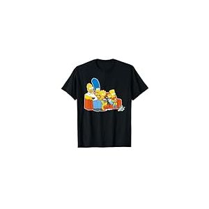 The Simpsons Homer Marge Maggie Bart Lisa Simpson Couch T-Shirt