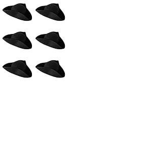 Beistle Green Velfeutre. 6 pièces Noir