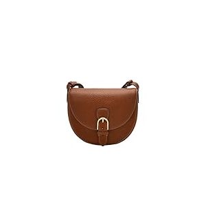 FOSSIL Everleigh, Sac à bandoulière Femmes, Brun cendré, 20.32cm L × 7.62cm W × 17.78cm H