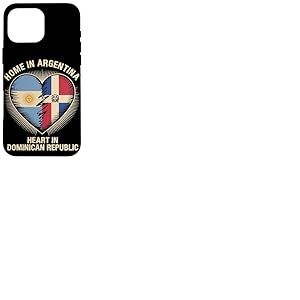 Home in Argentina Heart in Dominican Republic Argentinian Coque pour iPhone 16 Pro Max