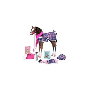 Our Generation &ndash; Toy Horse &ndash; Grooming & Feeding Set &ndash; 18-inch Doll Accessories &ndash; Pretend Play &ndash; Toys for Kids Ages 3 & Up &ndash; Quarter Horse Foal