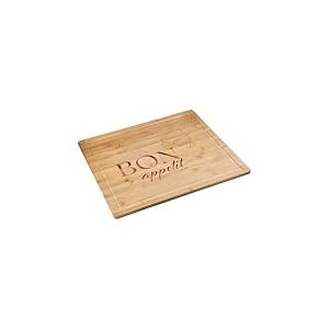 KESPER | Plaque de buffet/plaque de recouvrement de cuisinière, matériau: bambou, dimensions: 56 x 50 x 4 cm, épaisseur du bois : 1,6 cm, couleur : marron | 58597 13