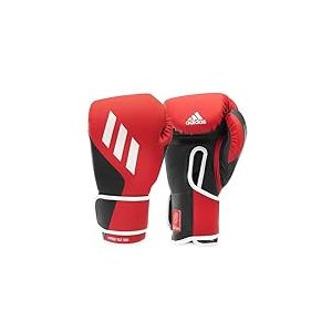 adidas Gants de Boxe Tilt 350 Velcro pour Homme, Rouge/Noir, 14 oz EU