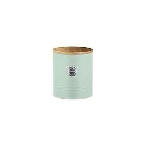 Typhoon LIVING Collection - Boîte à biscuits avec couvercle - Vert pastel - 3,4 l - Boîte de rangement de cuisine pour biscuits - Récipient à biscuits en acier avec couvercle - Boîte de conservation