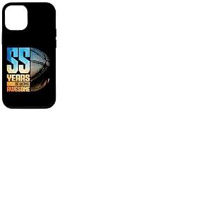 55e Anniversaire Homme basketteur Basket 55 Ans Coque pour iPhone 12/12 Pro