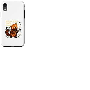 Breloque Panda Rouge Mandoline Coque pour iPhone XR