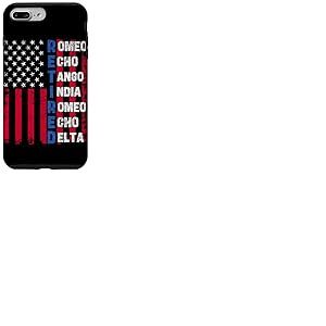 Romeo Echo Tango India Romeo Echo Delta à la Retraite Coque pour iPhone 7 Plus/8 Plus